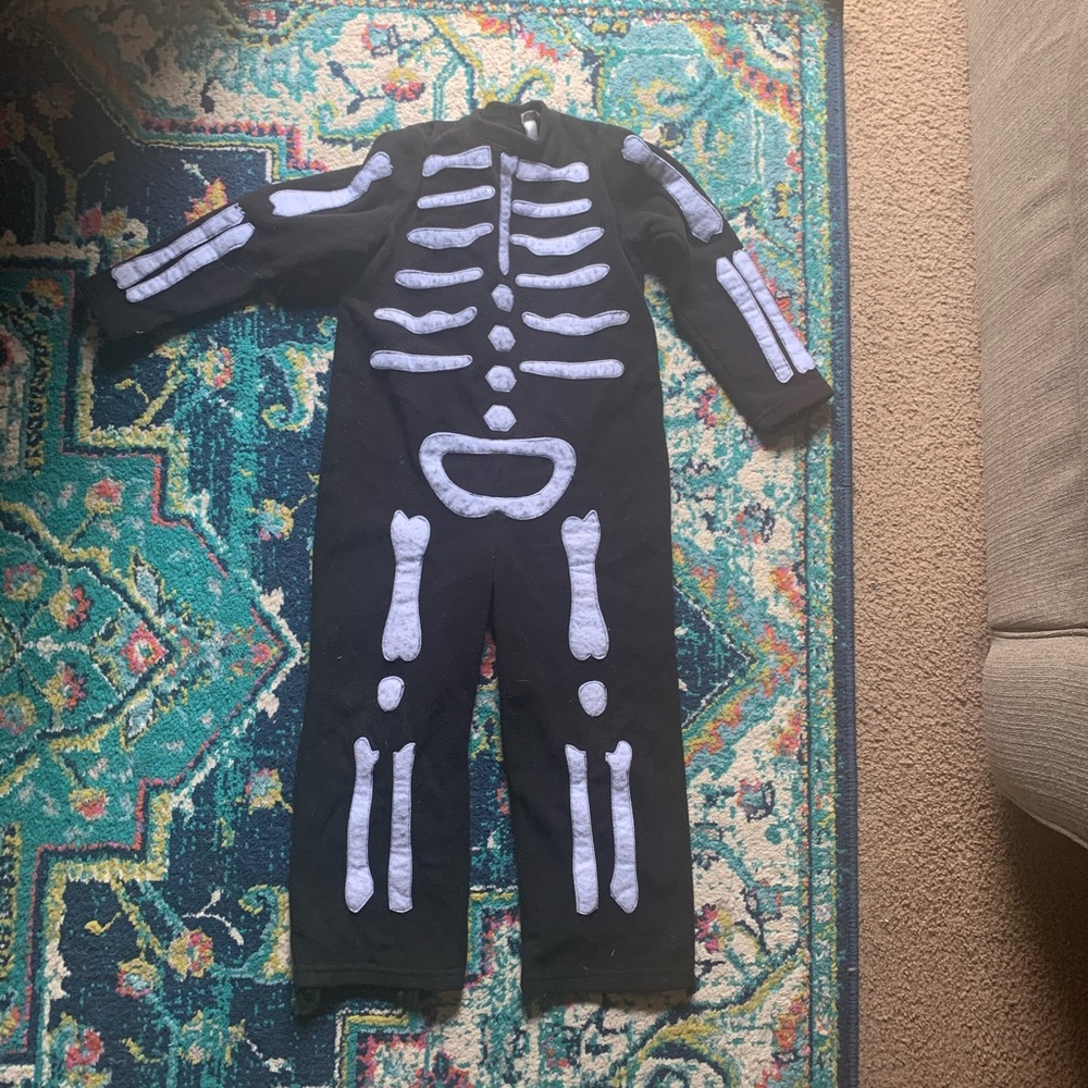 Pottery Barn Kids Black and White Skeleton Costume